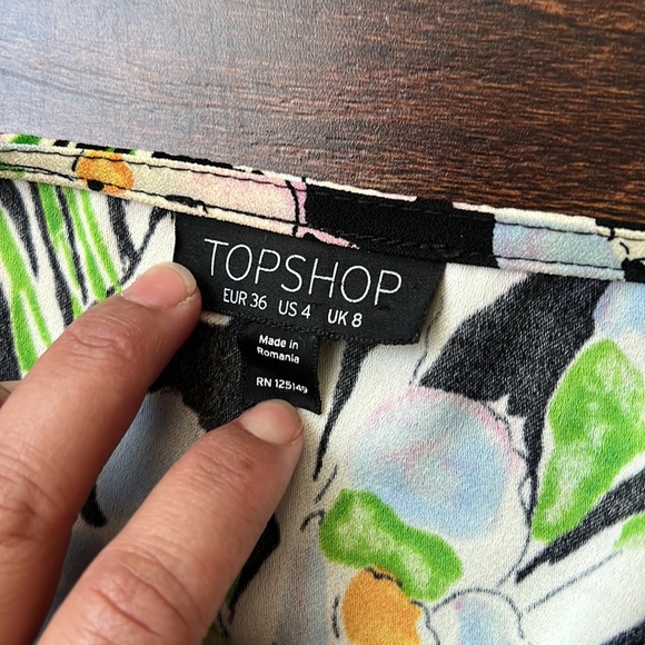 Topshop Iris Floral Romper - Picture 7 of 8